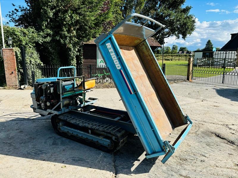 HANIX RTD100 TRACKED DUMPER C/W DROP SIDE BODY *VIDEO*