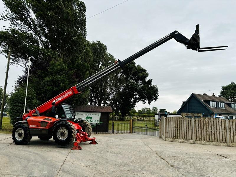 MANITOU MT1030 4WD TELEHANDLER *10METER, YEAR 2012* C/W PALLET TINES *VIDEO*