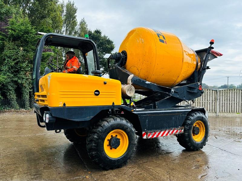 DIECI LH683 SWIVEL TIP CEMENT MIXER *YEAR 2013, 4452 HOURS* C/W 4 WHEEL STEER *VIDEO*