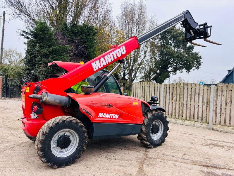 MANITOU MLT625-75 4WD TELEHANDLER *YEAR 2014* C/W PALLET TINES *VIDEO*