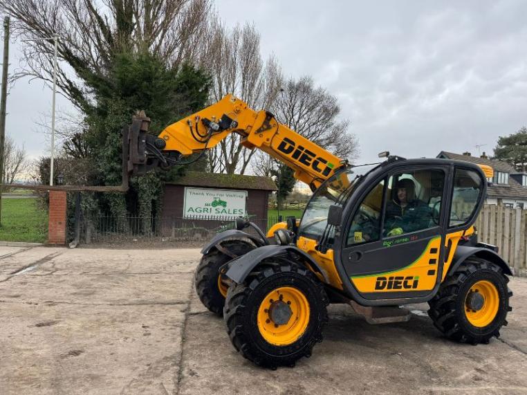 DIECI 26.6 AGRI FARMER 4WD TELEHANDLER *YEAR 2014, AG-SPEC* C/W PICK UP HITCH *VIDEO*