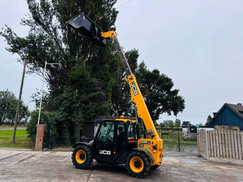 JCB 525-60 4WD TELEHANDLER *YEAR 2019* C/W BUCKET & PALLET TINES *VIDEO*