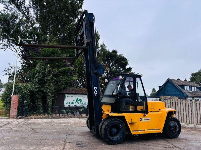 CATERPILLAR VB200B DIESEL FORKLIFT C/W SIDE SHIFT & TINE POSITIONING *VIDEO*