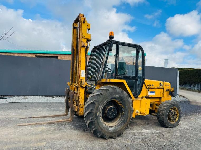 JCB 926 B 4WD 2 STAGE MASTED FORKLIFT*VIDEO*