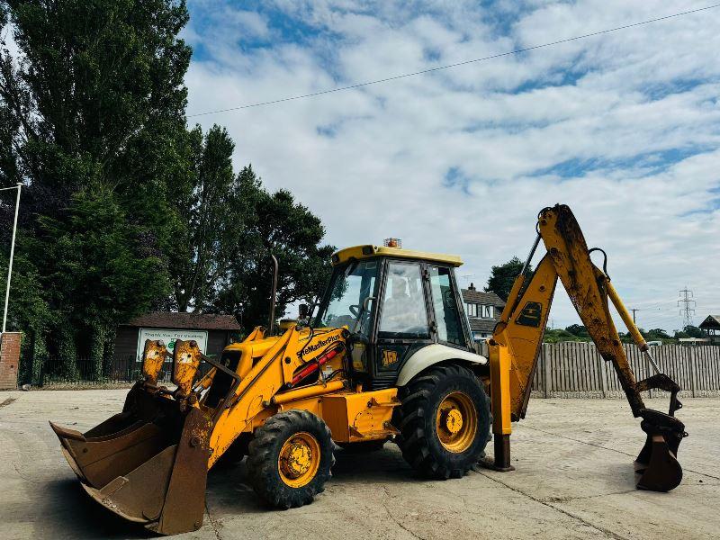 JCB 3CX SITEMASTER PLUS 4WD BACKHOE DIGGER C/W EXTENDING DIG *VIDEO*