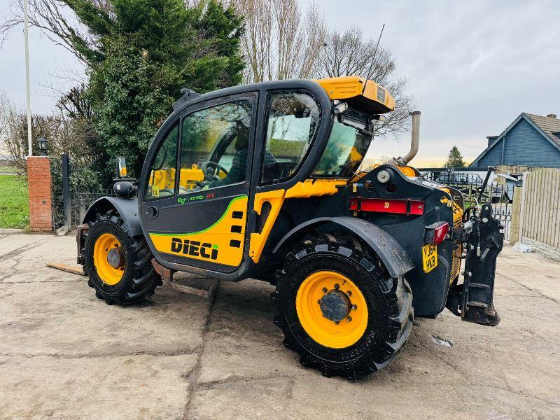 DIECI 26.6 AGRI FARMER 4WD TELEHANDLER *YEAR 2014, AG-SPEC* C/W PICK UP HITCH *VIDEO*