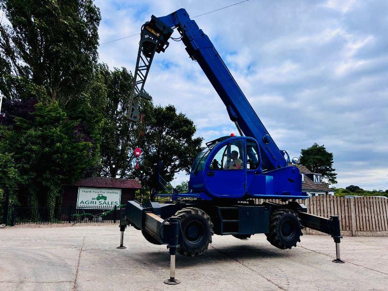 DIECI ET154 4WD ROTO TELEHANDLER *15 METER, 4132 HOURS* C/W CRANE JIB *VIDEO*