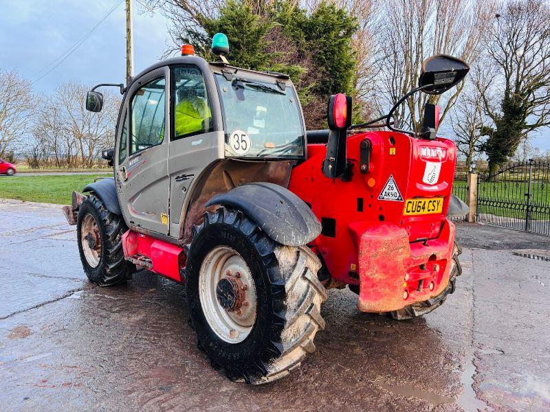 MANITOU MT1135 4WD TELEHANDLER *YEAR 2014* C/W PALLET TINES *VIDEO*