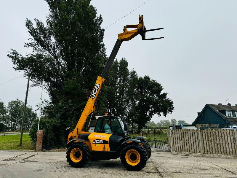 JCB 531-70 4WD TELEHANDLER * YEAR 2012, ONLY 3781 HOURS* C/W PALLET TINES *VIDEO*