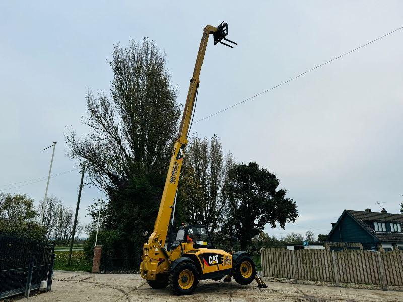 CATERPILLAR TH414 4WD TELEHANDLER *IN LOLA TEST, 4963 HOURS* C/W PALLET TINES 