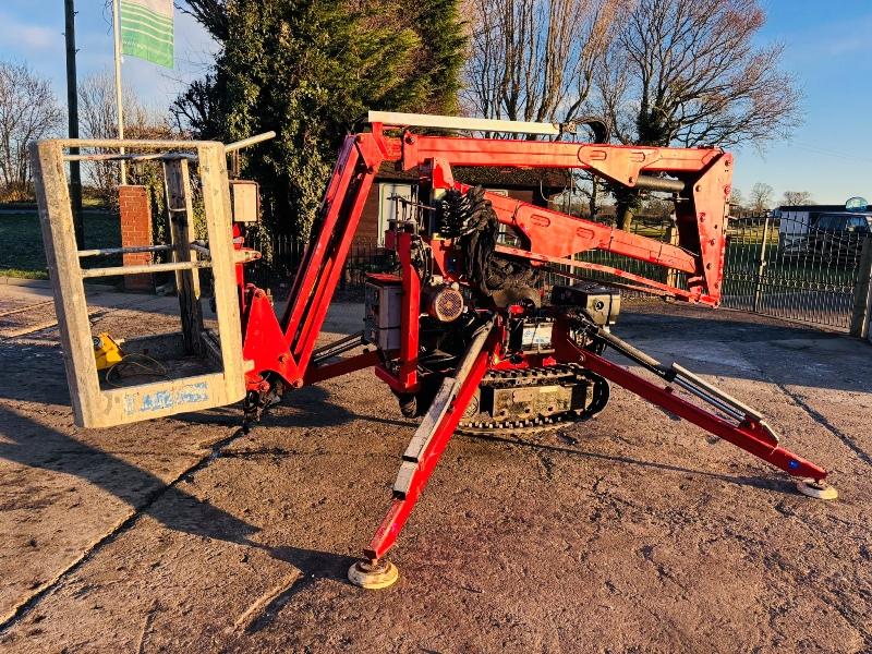 PLATFORM RQG12AD TRACKED MAN LIFT C/W RUBBER TRACKS 