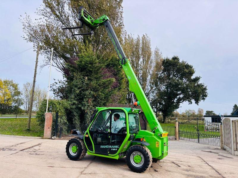 MERLO P25.6 TURBO TELEHANDLER *YEAR 2017, ONLY 2249 HOURS* C/W PALLET TINES *VIDEO*