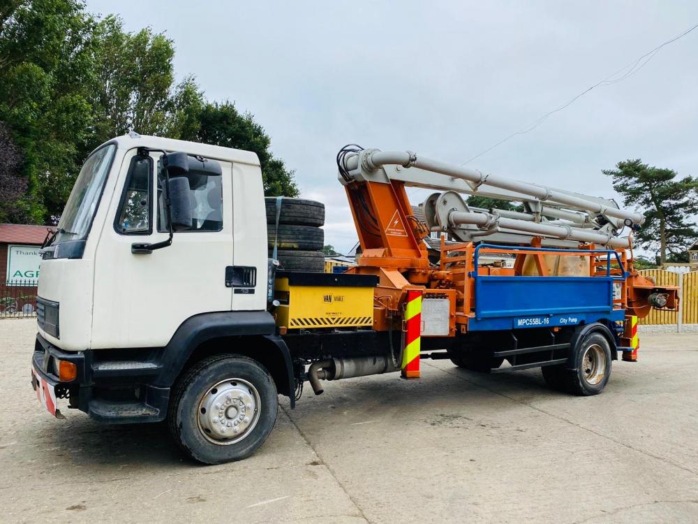 DAF FA55-160 13 4X2 CONCRETE PUMP / CITY PUMP LORRY