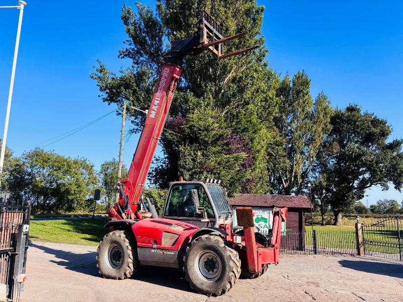 MANITOU MT1740 4WD TELEHANDLER *17 METER REACH* C/W PALLET TINES *VIDEO*