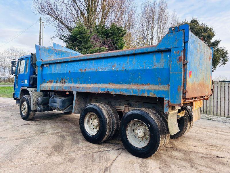 VOLVO FL6-26 8X2 TIPPER LORRY C/W HYVA TIPPING GEAR *VIDEO*