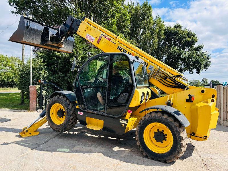 NEW HOLLAND NH17M 4WD TELEHANDLER *5400 HOURS* C/W BUCKET & TINES *VIDEO*