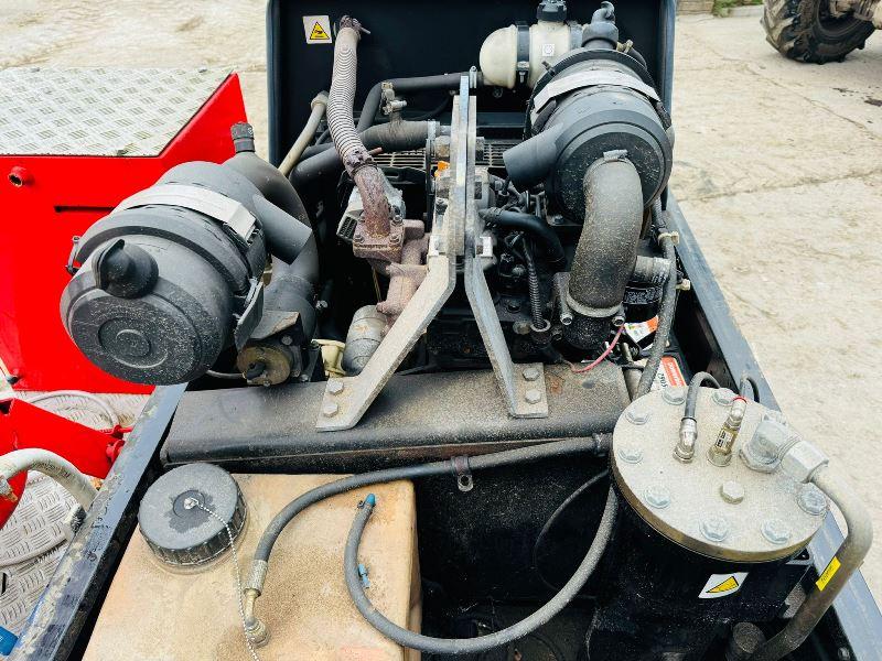 THERMAC PORTABLE SAND BLASTER C/W INGERSOL RAND COMPRESSOR & YANMAR ENGINE 