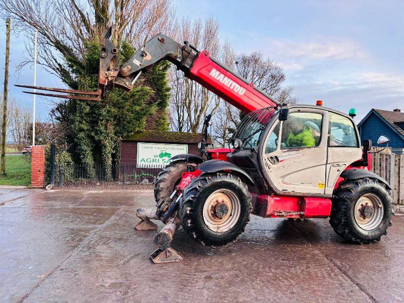 MANITOU MT1135 4WD TELEHANDLER *YEAR 2014* C/W PALLET TINES *VIDEO*