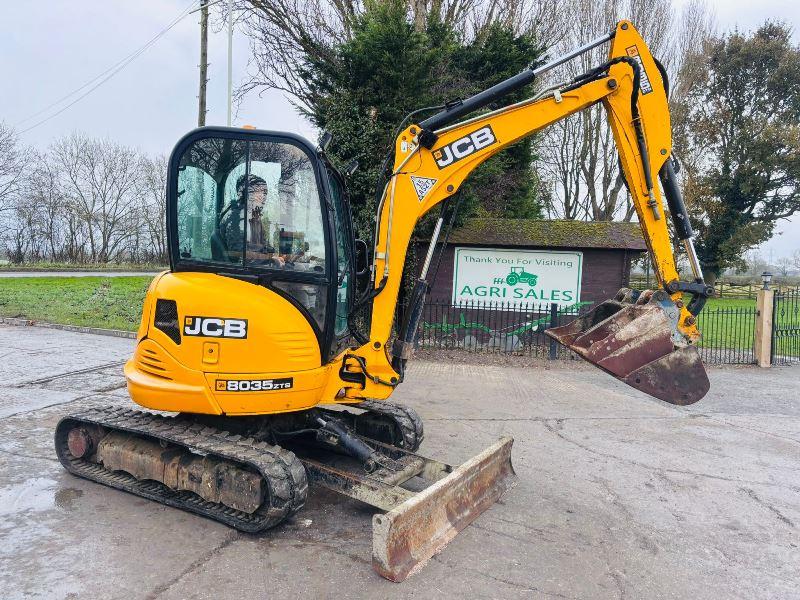 JCB 8035 TRACKED EXCAVATOR *YEAR 2018, 3937 HOURS* 3 X BUCKET'S 