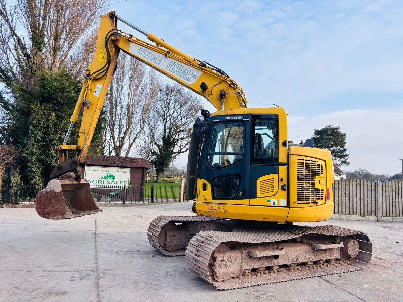 KOMATSU PC138US TRACKED EXCAVATOR *C/W BUCKET*VIDEO*