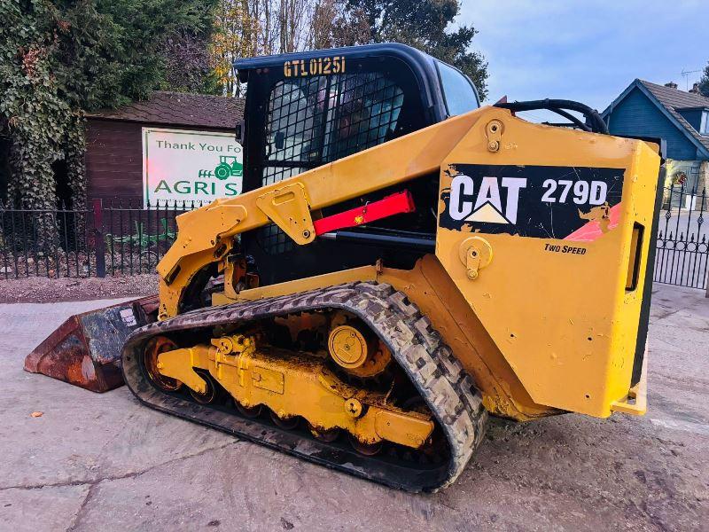 CATERPILLAR 279D TRACKED SKIDSTEER *YEAR 2017* C/W BUCKET *VIDEO*