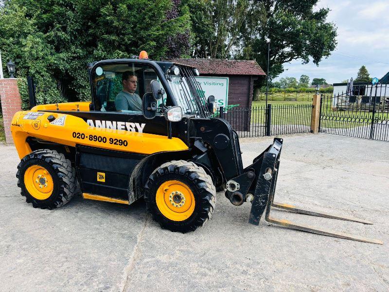 JCB 516-40 4WD TELEHANDLER *YEAR 2018, 3066 HOURS* C/W PALLET TINES *VIDEO*