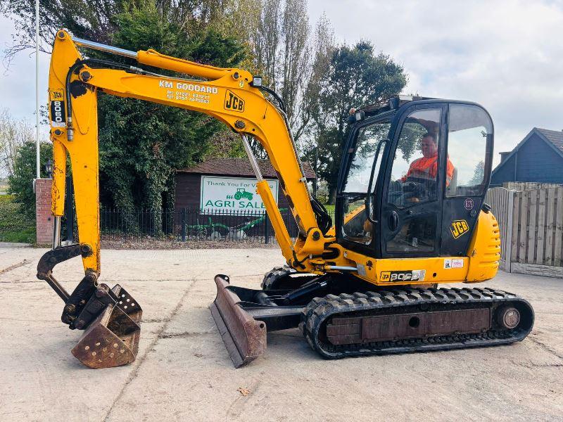 JCB 8060 TRACKED EXCAVATOR *ZERO SWING* C/W QUICK HITCH *VIDEO*