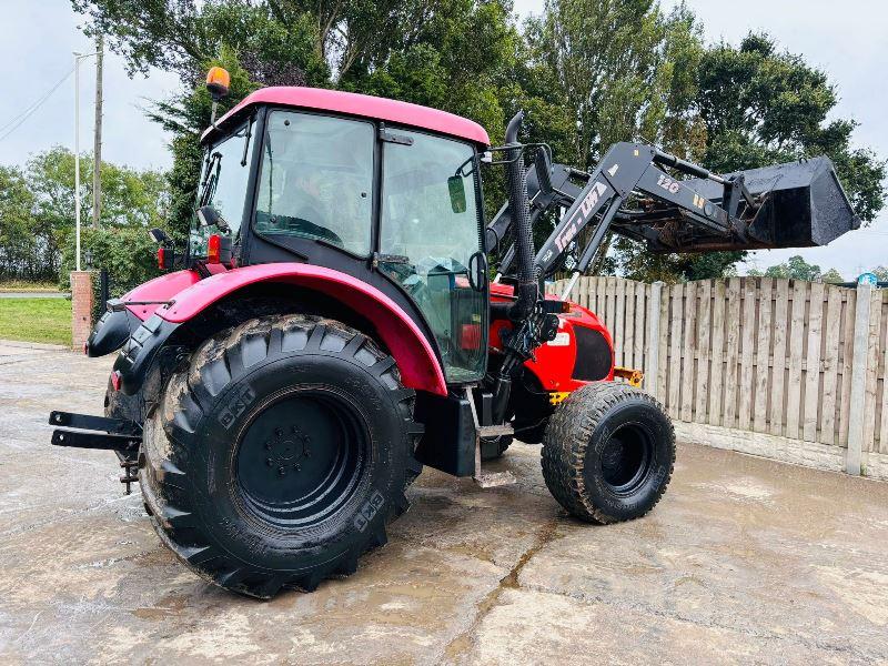 ZETOR 644T 4WD TRACTOR C/W TRAC LIFT FRONT LOADER & BUCKET *VIDEO*