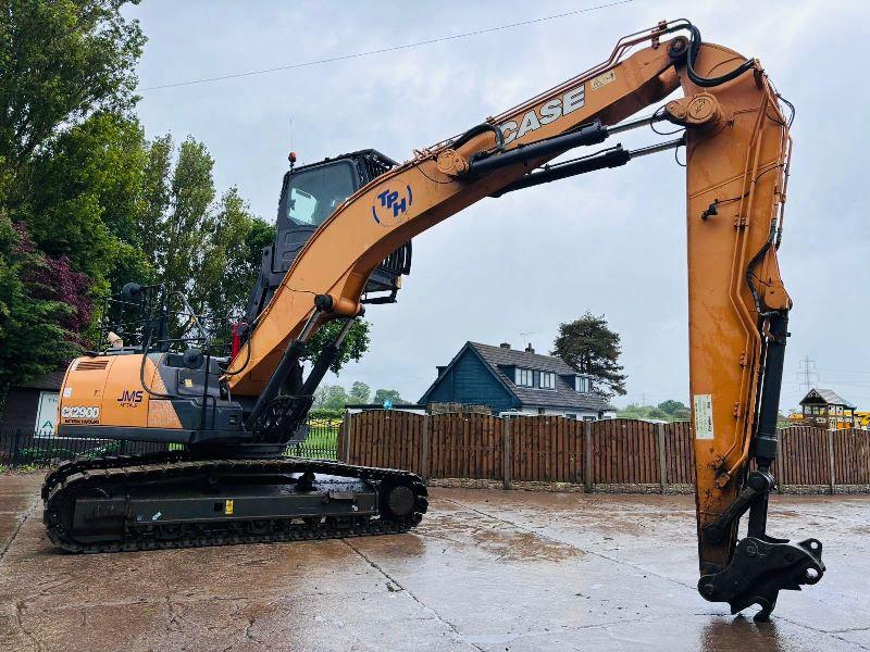 CASE CX290D HIGH RISE CABIN TRACKED EXCAVATOR *YEAR 2017* C/W QUICK HITCH *VIDEO*