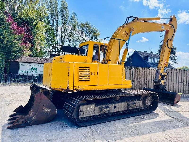 JCB JS130 TRACKED EXCAVATOR C/W QUICK HITCH & 2 X BUCKETS *VIDEO*