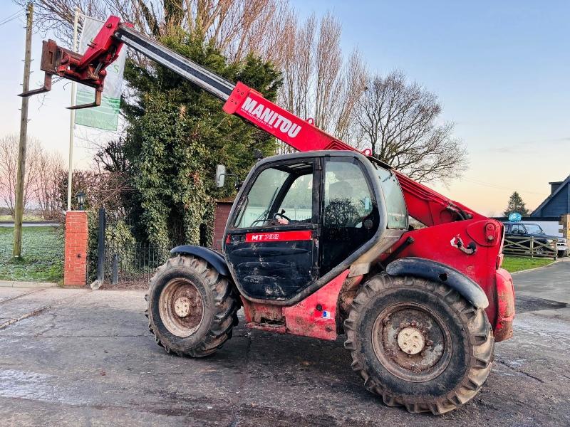 MANITOU MLT732 4WD TELEHANDLER C/W PALLET TINES  