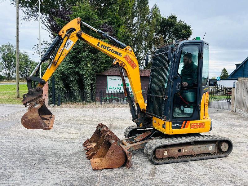 LIUGONG 9027FZTS EXCAVATOR *YEAR 2021, ONLY 791 HOURS* C/W 4 X STRICKLAND BUCKETS 