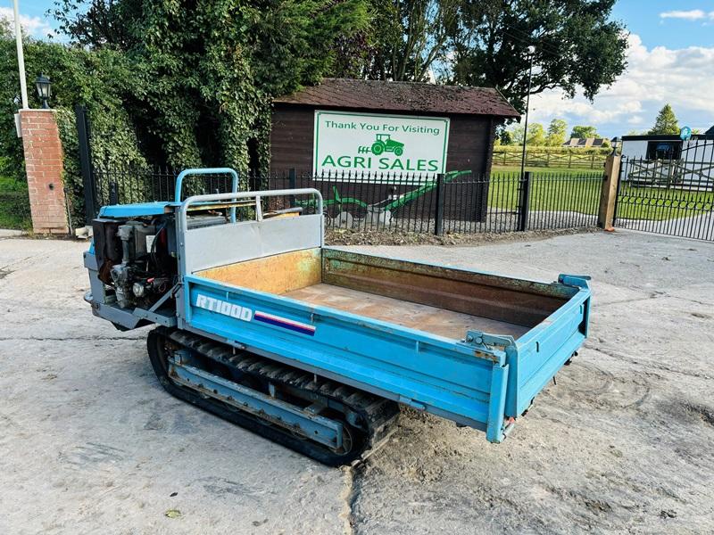 HANIX RTD100 TRACKED DUMPER C/W DROP SIDE BODY *VIDEO*