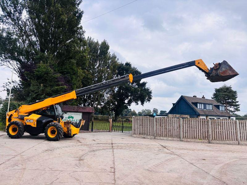 JCB 535-140HI-VIZ 4WD TELEHANDLER *14 METER REACH,  YEAR 2015* C/W BUCKET *VIDEO*