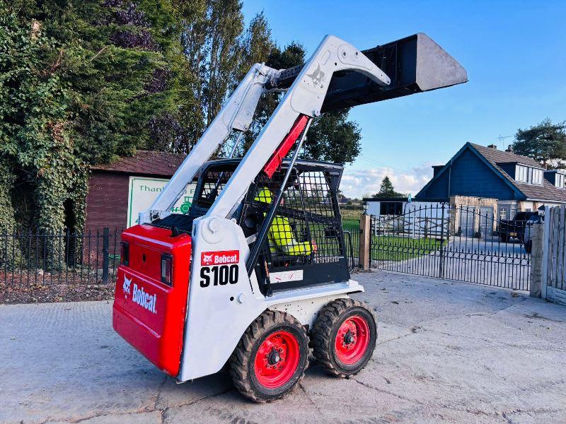 BOBCAT S100 SKIDSTEER *YEAR 2014, 1510 HOURS* C/W BUCKET *VIDEO*