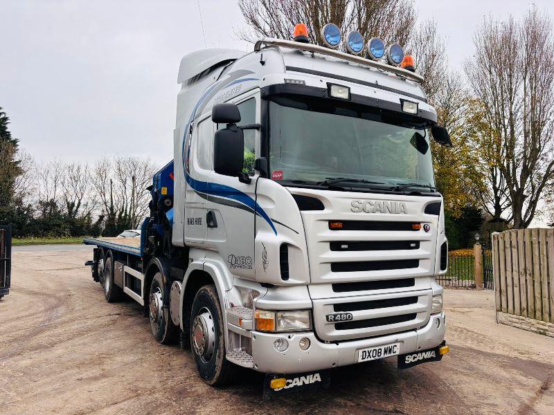 SCANIA R480 8X4 REAR LIFT LORRY *CRANE NOT INCLUDED* C/W SLIDING REAR BODY