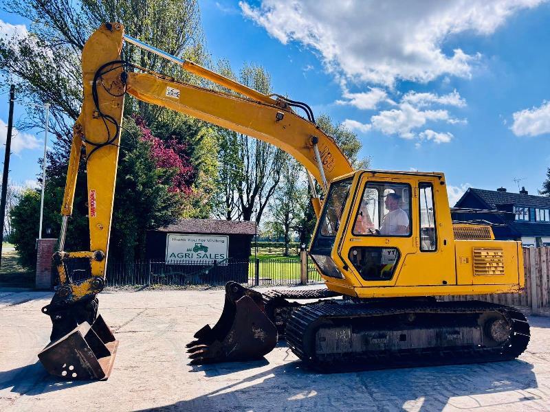 JCB JS130 TRACKED EXCAVATOR C/W QUICK HITCH & 2 X BUCKETS *VIDEO*