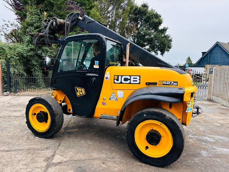 JCB 527-55 WASTE MASTER 4WD TELEHANDLER *YEAR 2013* C/W SOLID TYRES *VIDEO*