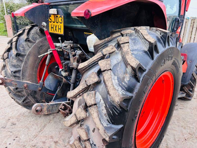 KUBOTA M5700 4WD TRACTOR *ROAD REGISTERED, 1792 HOURS* C/W LOADER & BUCKET *VIDEO*