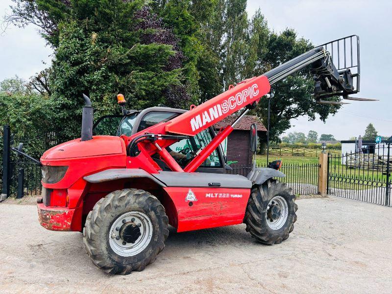 MANITOU MLT523 TURBO 4WD TELEHANDLER C/W PALLET TINES *VIDEO*