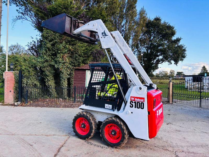 BOBCAT S100 SKIDSTEER *YEAR 2014, 1510 HOURS* C/W BUCKET *VIDEO*