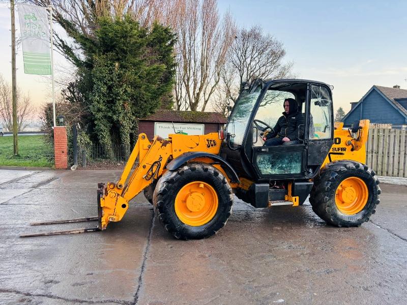 JCB 530-70 FARM SPECIAL 4WD TELEHANDLER C/W PALLET TINES *VIDEO*