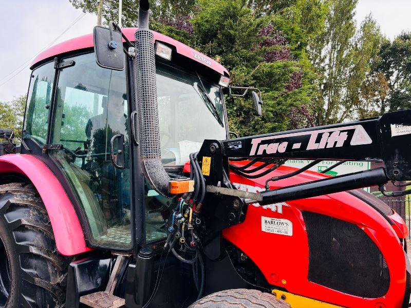 ZETOR 644T 4WD TRACTOR C/W TRAC LIFT FRONT LOADER & BUCKET *VIDEO*