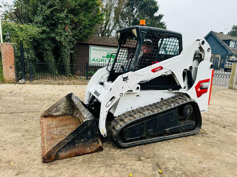 BOBCAT T190 TRACKED SKIDSTEER C/W BUCKET *VIDEO*