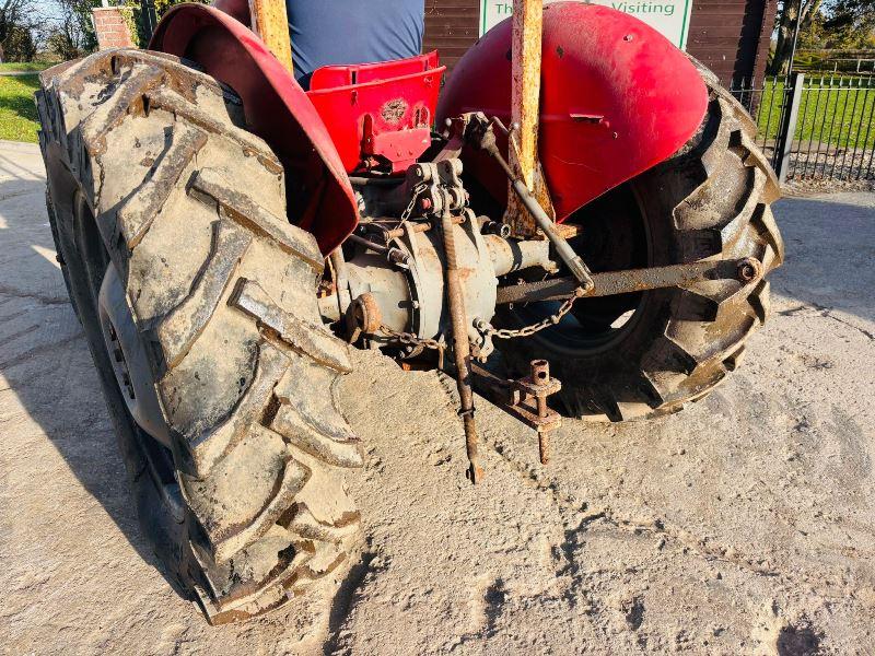 MASSEY FERGUSON 35 *4 CYLINDER* TRACTOR C/W ROLE BAR 