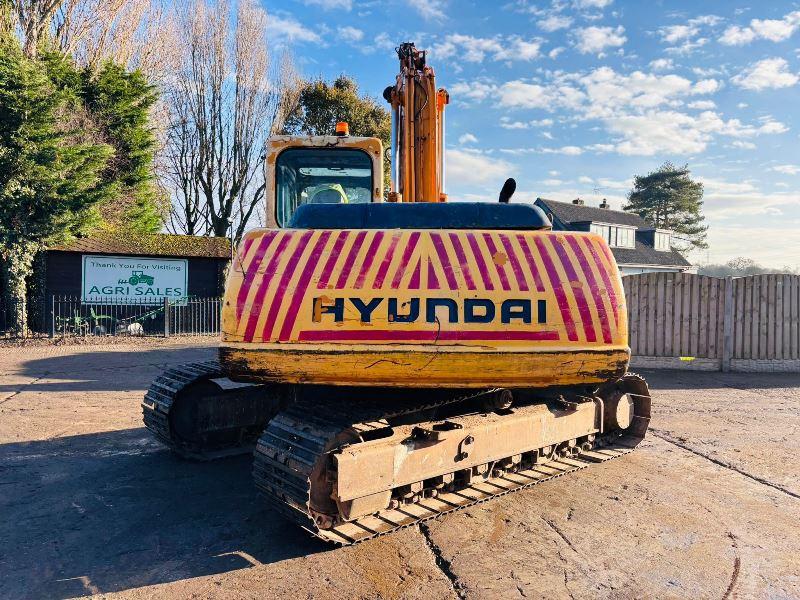 HYUNDAI ROBEX 130LC-3 TRACKED EXCAVATOR C/W BUCKET 