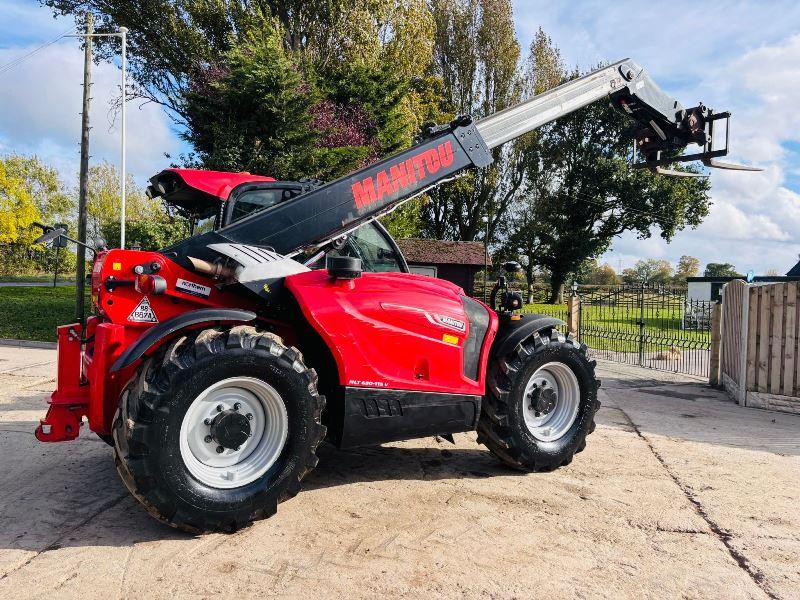 MANITOU MLT630 4WD TELEHANDLER *YEAR 2021, AG-SPEC* C/W PICK UP HITCH *VIDEO*