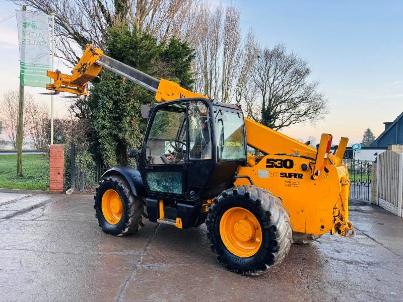 JCB 530-70 FARM SPECIAL 4WD TELEHANDLER C/W PALLET TINES *VIDEO*