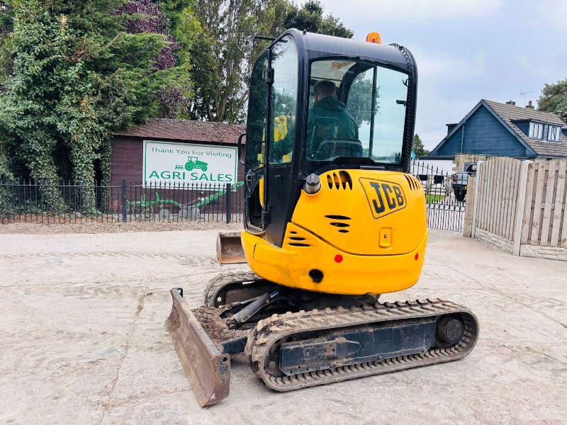 JCB 8025 TRACKED EXCAVATOR *ZERO SWING* C/W QUICK HITCH *VIDEO*