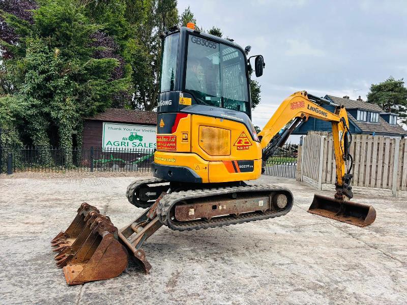 LIUGONG 9027FZTS EXCAVATOR *YEAR 2021, ONLY 791 HOURS* C/W 4 X STRICKLAND BUCKETS 